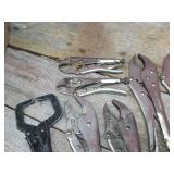 (9) VISE GRIP + TYPE - Locking Pliers