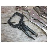 (9) VISE GRIP + TYPE - Locking Pliers
