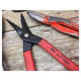 (6) Metal Snips - MALCO - WISS - EASY CUT - CRESCENT