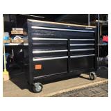 HUSKY BLK 9 Drawer Rolling Tool Cabinet 46" x 18" x 38"
