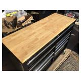 HUSKY BLK 9 Drawer Rolling Tool Cabinet 46" x 18" x 38"