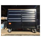 HUSKY BLK 9 Drawer Rolling Tool Cabinet 46" x 18" x 38"