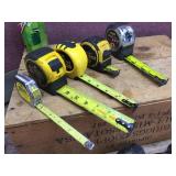 (5) STANLEY/FAT MAX - Tape Measures 12