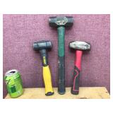 2 Lb - 2 1/2 Lb - 3 Lb Sledge Hammers - Dewalt - Masterforce
