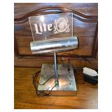 Miller Lite Desk Lamp  WORKS