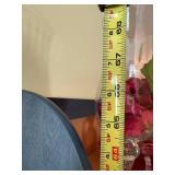 Canadel Blue Display Cabinet With Glass Doors - 4-Drawer Upper Section, Double Glass Doors, China Cabinet