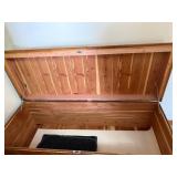 Vintage Cedar Lined Trunk - Book-Matched Veneer, 50 in. wide