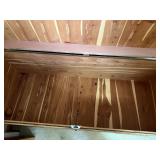 Vintage Cedar Lined Trunk - Book-Matched Veneer, 50 in. wide