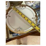 Bavaria Porcelain Dinnerware Set - Gold Trim, Floral Motif, Tea Service