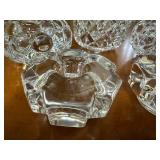 Orrefors Sweden Crystal Glass Bowls & Votive Holders - Assorted Cut Patterns