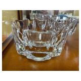 Orrefors Sweden Crystal Bowls - Clear Lead Crystal, Faceted Edges