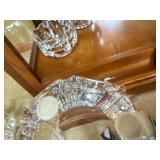 Orrefors Sweden Crystal Bowls - Clear Lead Crystal, Faceted Edges