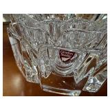 Orrefors Sweden Crystal Bowls - Clear Lead Crystal, Faceted Edges
