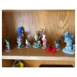 Vintage Ceramic Bird Figurines Lot - 8 Pieces - Spalding China & Royal Copenhagen