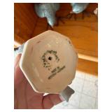 Porcelain Bird Figurines West Germany Vintage Decor & Cottage Birdhouse