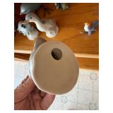 Porcelain Bird Figurines West Germany Vintage Decor & Cottage Birdhouse