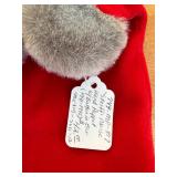 Steiff Hand Puppet Mouse - Grey Plush with Red Tunic & White Collar