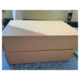 Etched Glass Tumblers - Heron & Cattails Pattern - 8-Piece Set - Made in USA