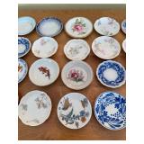 Haviland Limoges Butter Pat Plates - Vintage Floral & Blue Pattern Assortment