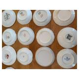 Haviland Limoges Butter Pat Plates - Vintage Floral & Blue Pattern Assortment