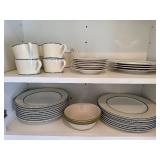 Mikasa Ultima Ivory Fine China Dinnerware Set - Plates, Bowls & Mugs