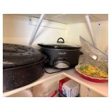 Crock-Pot Slow Cooker & Speckled Enamel Dutch Oven with Lids - Kitchenware Lot
