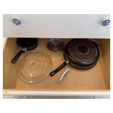 Cookware Lot - Pots, Pans, Lids & Utensils