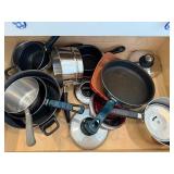 Cookware Lot - Pots, Pans, Lids & Utensils