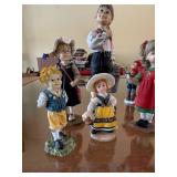 Candy Designs Norway Porcelain Figurines - Assorted Vintage Children Collection 754361XE