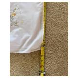 Table Linens - Assorted Embroidered White Tablecloths, Napkins & Runner