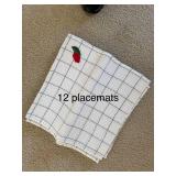 Vintage Table Linens - Napkins, Placemats & Tablecloths With Floral & Check Patterns