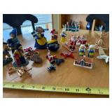 Sweden Wooden Christmas Figurines Lot - Dala Horses, Santas & Nordic Village