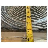 Dessert Plates - Clear Glass Set of 4 With Starburst, Geometric Star & Ring Patterns