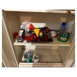Metal Storage Cabinet - Assorted Hardware, Fasteners & Tools