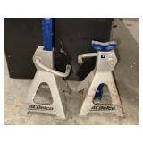 ACDelco Jack Stands - Set of 2, Adjustable Steel Stands With Blue Saddles