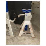 ACDelco Jack Stands - Set of 2, Adjustable Steel Stands With Blue Saddles