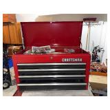 Craftsman Red 2-Piece Tool Chest Set - Top Chest & Roll Cabinet on Casters