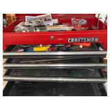 Craftsman Red 2-Piece Tool Chest Set - Top Chest & Roll Cabinet on Casters