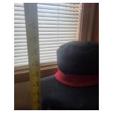 Pair of 45-Inch Plush Standing Snowman Figures with Winter Accessories