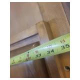 Pair of 42-Inch Wooden Twin Headboards