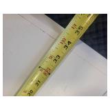 White Wooden Table with Spiral Legs 33x21 Inches