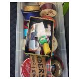 Large Collection of Holiday and Gift Wrap Supplies with Storage Bins