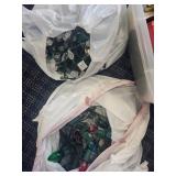 Large Collection of Holiday and Gift Wrap Supplies with Storage Bins