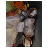 Large Collection of Holiday and Gift Wrap Supplies with Storage Bins