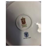 Collection of Antique Porcelain Plates, Serving Pieces, and Decorative Pitcher