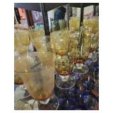 Large Collection of Vintage Yellow Depression Glass Tableware