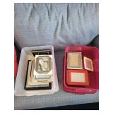 Lot of Assorted Picture Frames in Various Sizes and Finishes