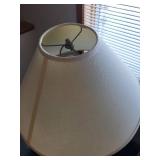 Decorative Wrought Iron Table Lamp with Shade