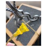 Decorative Wrought Iron Table Lamp with Shade