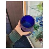 Collection of Blue and White Art Glassware and Porcelain Decor